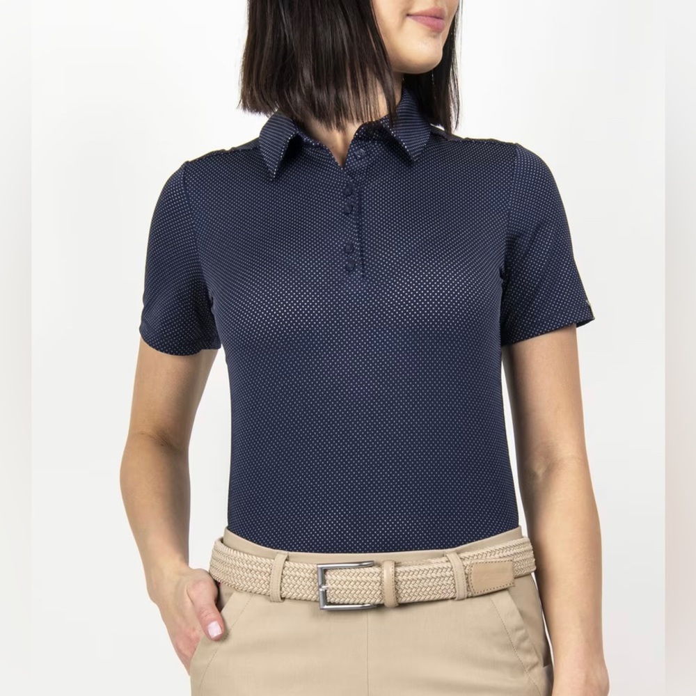 Kjus Women’s Eve Short Sleeve Performance Polo Size 2XL